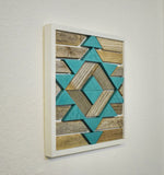 Square Southwestern Color Pattern Wall Art