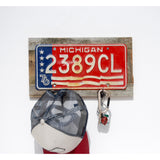 Vintage License Plate Storage Rack